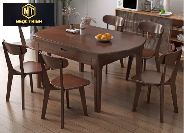 Băn ăn gia đình tròn cao cấp